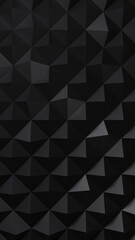abstract pattern mobile wallpaper design, 3d render, black color