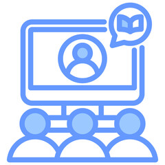 Webinar Blue Icon