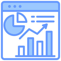 Dashboards Blue Icon
