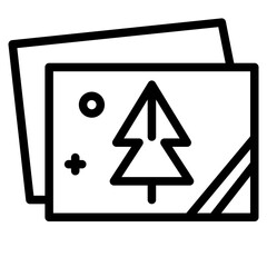 Christmas invitation card