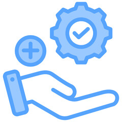 Decision Making Blue Icon