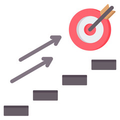 Career Goals Flat Icon