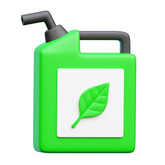 Biofuel 3D Icon Illustration