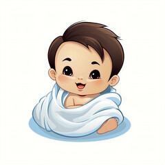 Adorable Newborn Graphic Vector