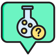 Questions Outline Color Icon