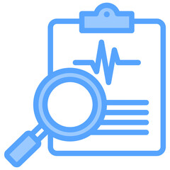 Diagnosis Blue Icon