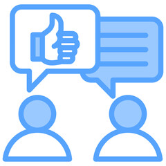 Socialized Blue Icon