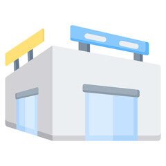 Department Store Flat Icon