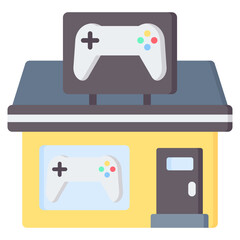 Gaming Stores Flat Icon