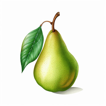 Pear illustration isolated