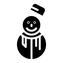 christmas snowman icon