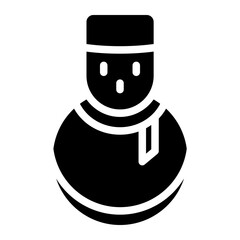 christmas snowman icon