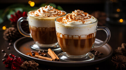 Cup of cappuccino, AI Generated