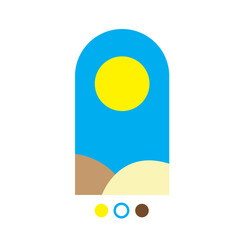 Geometric View Illustration