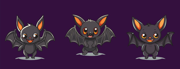 fantasy bats on Halloween