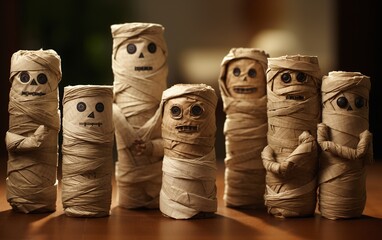 Organize a Toilet Paper Mummy Wrap Challenge