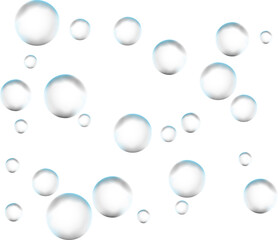 Realistic glass sphere or bubble.