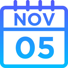 11- November - 05 Line Gradient Icon pictogram symbol visual illustration   