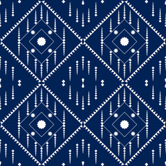 Ethnic seamless pattern. Tribal pattern. Folk motif. Textile rapport.