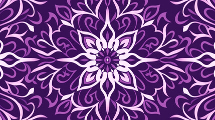 Fototapeta na wymiar Purple ceramic tiles decorative design, illustration for floor, wall, kitchen interior, textile