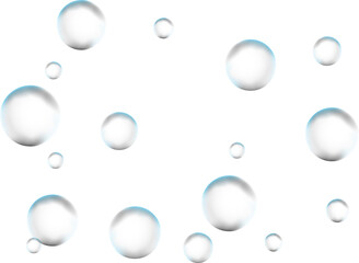 Realistic glass sphere or bubble.