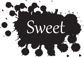 abstract sweet logo background design.