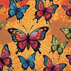 Background butterflys