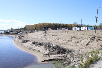 Amur river in the Far East of Russia.