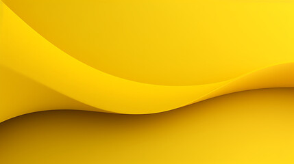 A Yellow Background with a Curved Edge