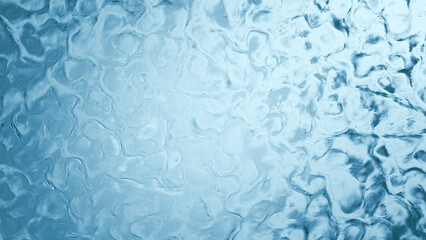 light blue ghost color constitutional shapes relievo backdrop - abstract 3D rendering