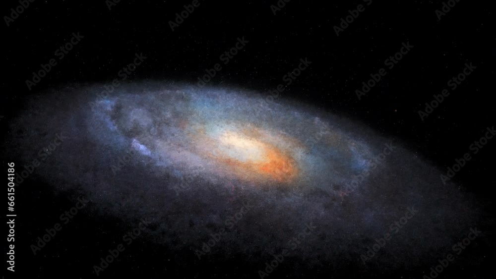 Canvas Prints spiral galaxy transition