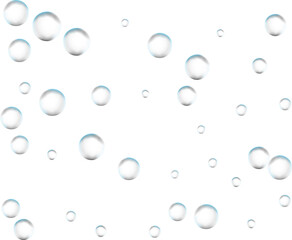 Realistic colored soap.