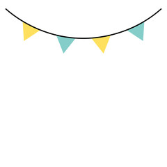 New Year Bunting Flag