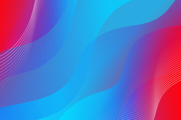 abstract red blue background with copy space for text