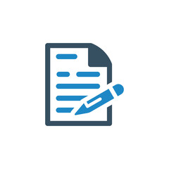 Write, edit icon vector illustration