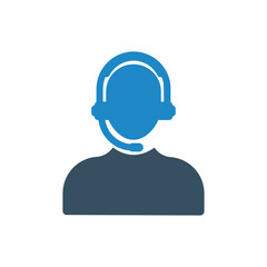 Customer support icon vector illustration