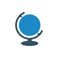 earth, global icon vector illustration
