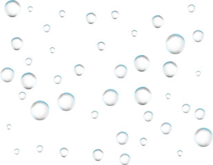 Realistic colored soap.