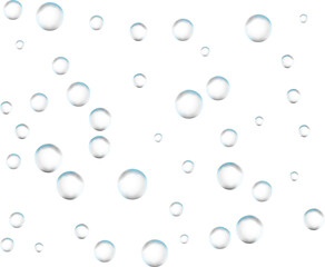 Realistic colored soap.