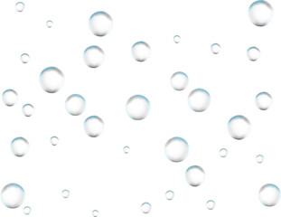 Realistic colored soap or water bubble.