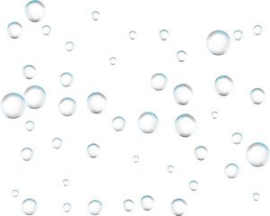 Realistic colored soap or water bubble.