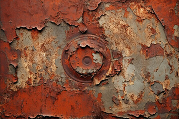 old iron object surface