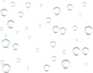 Realistic colored soap or water bubble.