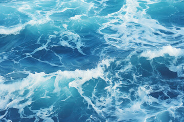 Naklejka premium waves in the ocean.