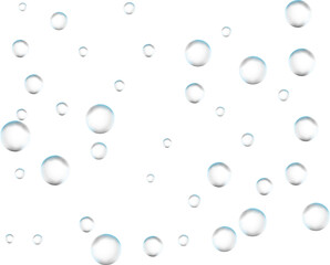 Realistic colored soap or water bubble.