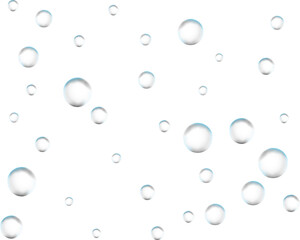 Realistic colored soap or water bubble.