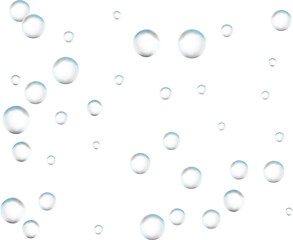 Realistic colored soap or water bubble.