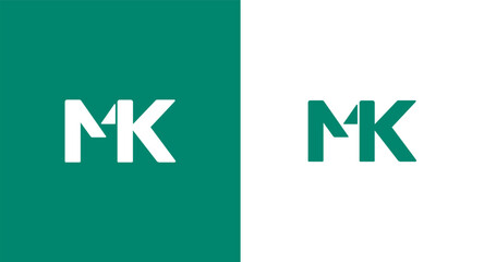 MK Letter Monogram Logo Design, MK icon Brand identity Design Initial letter mk logo vector
 - obrazy, fototapety, plakaty