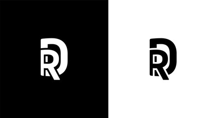 Letter RD logo icon design template elements. RD Monogram Logo

