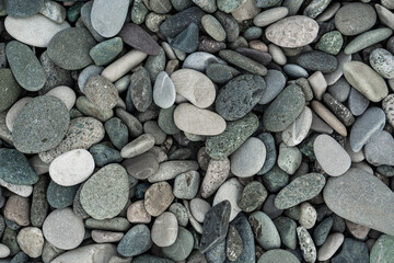 Textured Beach Pebbles Creating a Tranquil Coastal Pattern